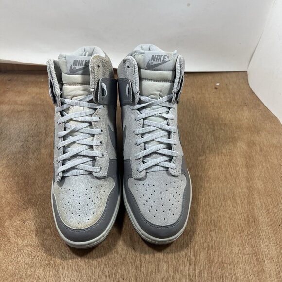Nike Dunk Sky Hi Canyon Grey Hidden Wedge Sneakers 528899-005 Women's Size 8 - Picture 3 of 9